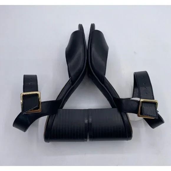 Giani Bernini Women's Townsonn Memory Foam Block Heel Black Sandals Size 5M NWB - Picture 4 of 4